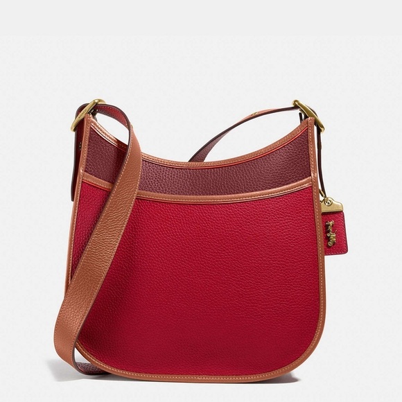NWOT Coach 1941 Emery Crossbody Colorblock Red Apple Glovetanned Leather 688 - Picture 16 of 16